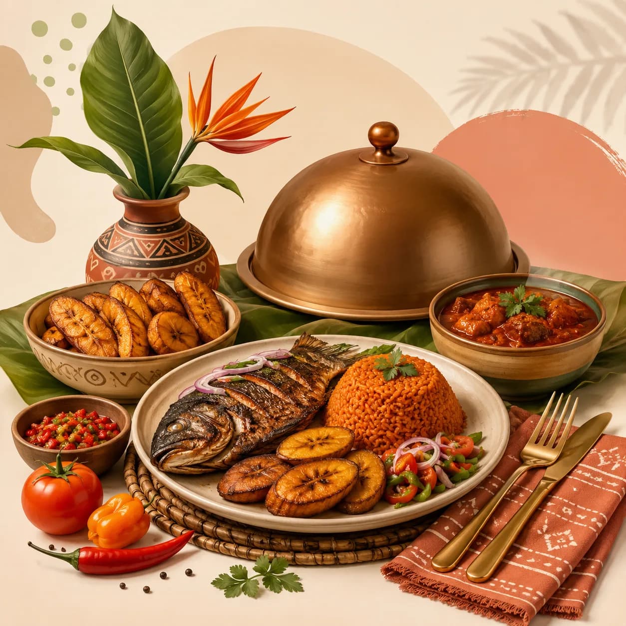 Freshly prepared restaurant dish